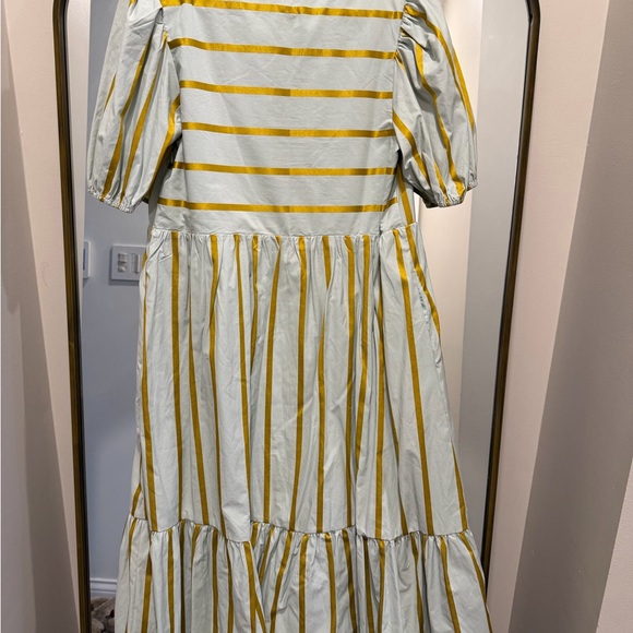 English Factory Mint and Gold Striped Midi Small - Picture 2 of 9